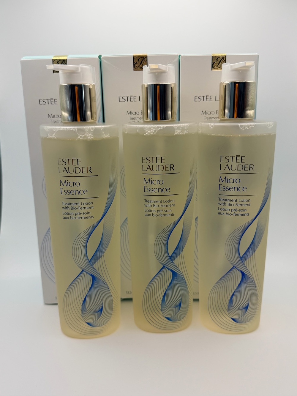 Estée Lauder Micro Essence Treatment Lotion NEW 13.5oz Lot of 3 - Picture 6 of 7